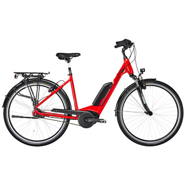 Bicicleta de paseo eléctrica ORTLER LYON WAVE Rojo 2019 0